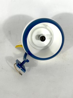 Single Blue Lacquer and Acrylic Sila Wall Lamp from Stilux Milano, Italy, 1960s-OT-1389512