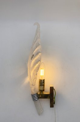 Single Leaf Wall Light by Archimede Seguso for Seguso-XQC-1256310