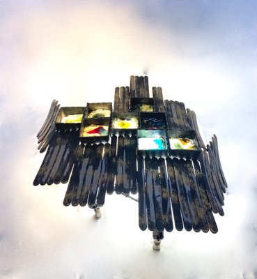 Single Murano Glass Wall Lamp from Longobard, 1960s-XQC-979264