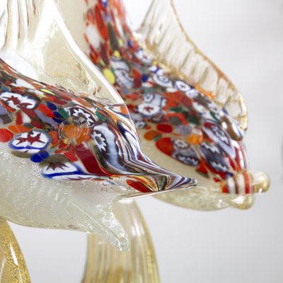 Single Piece Sculpture Fish on a Murano Glass Base, 1990s-MPO-1048791