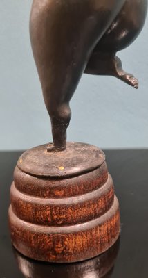 Sinuous Female Figure in Bronze, 1970s-RPW-1791873