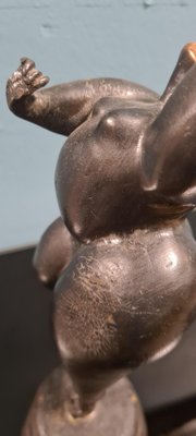 Sinuous Female Figure in Bronze, 1970s-RPW-1791873