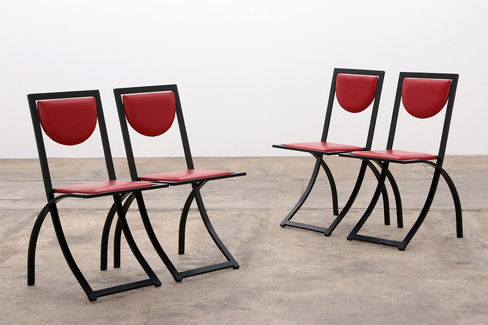 Sinus Chairs by Karl Friedrich Förster, 1960s, Set of 4