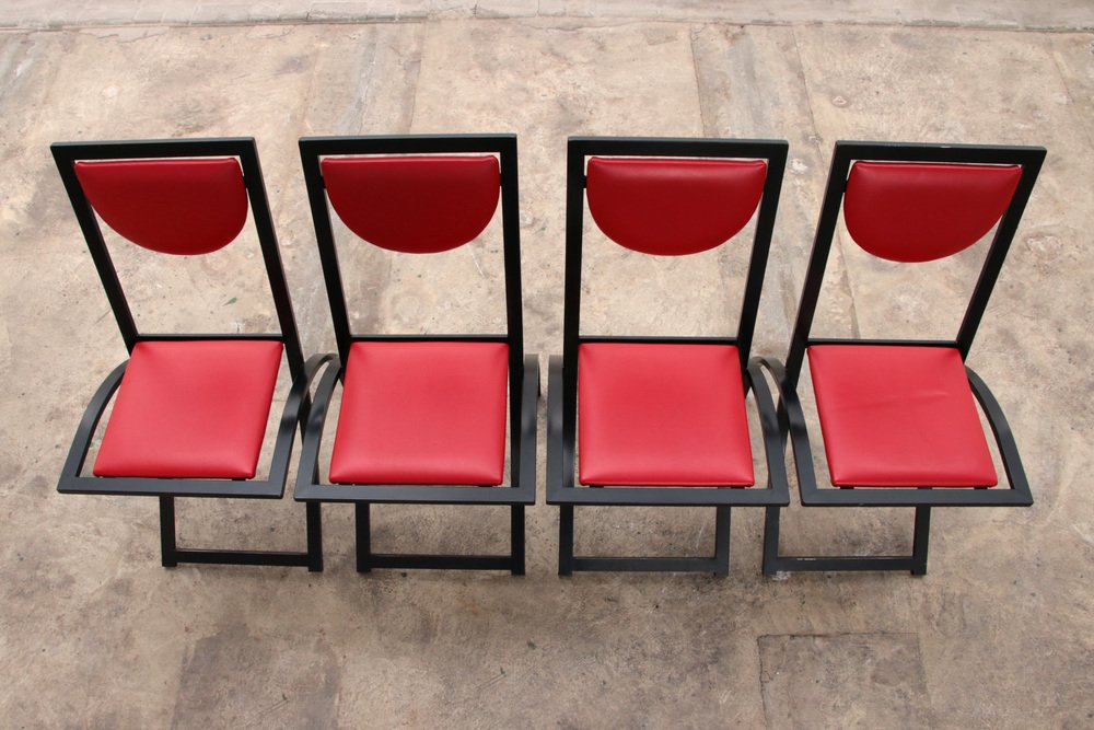 Sinus Chairs by Karl Friedrich Förster, 1960s, Set of 4