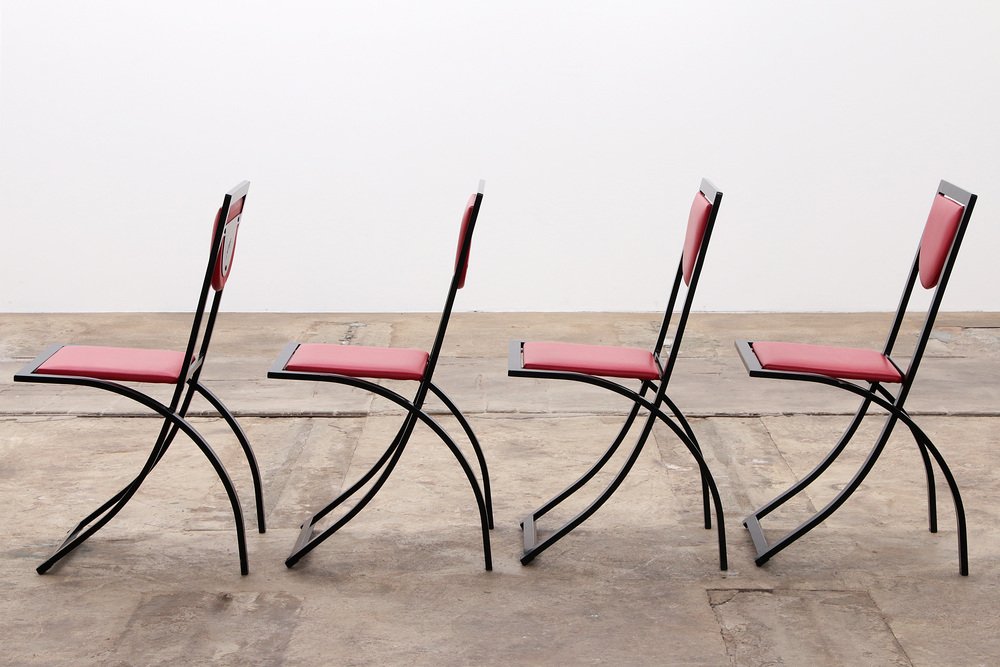 Sinus Chairs by Karl Friedrich Förster, 1960s, Set of 4