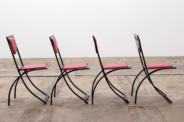 Sinus Chairs by Karl Friedrich Förster, 1960s, Set of 4-EZZ-1821951