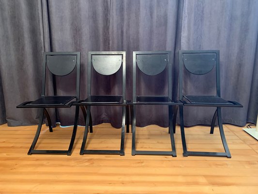 Sinus Chairs by Karl Friedrich Förster, Kff, Germany, 1980s, Set of 4-RTR-1241053