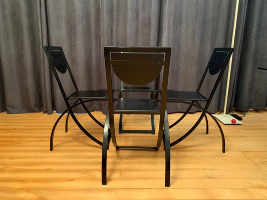 Sinus Chairs by Karl Friedrich Förster, Kff, Germany, 1980s, Set of 4-RTR-1241053