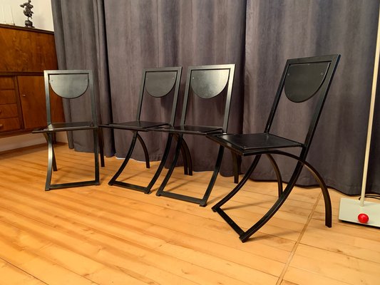 Sinus Chairs by Karl Friedrich Förster, Kff, Germany, 1980s, Set of 4-RTR-1241053