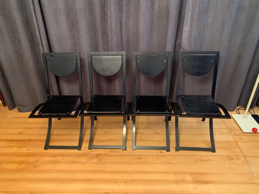 Sinus Chairs by Karl Friedrich Förster, Kff, Germany, 1980s, Set of 4-RTR-1241053