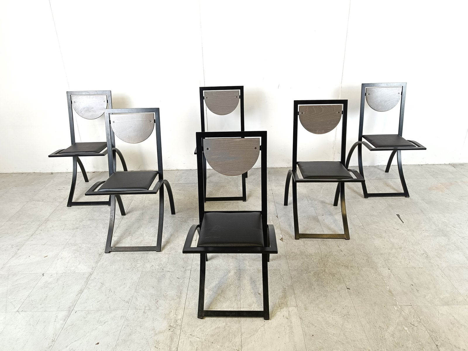 Sinus Dining Chairs by Karl Friedrich Förster for KFF, 1990s, Set of 6