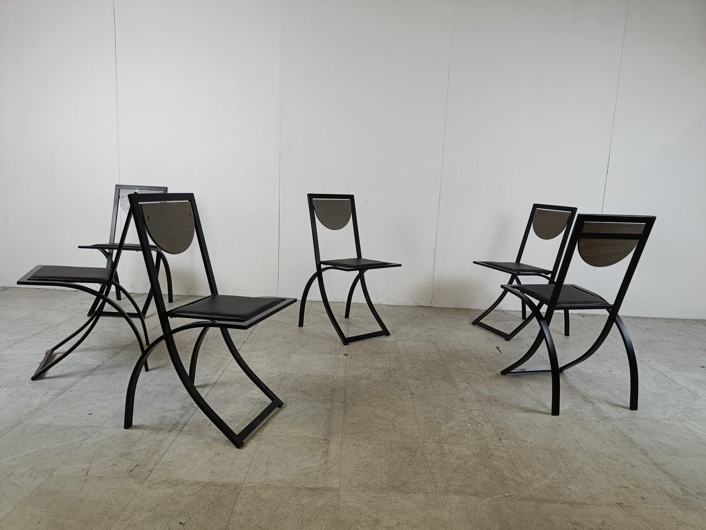 Sinus Dining Chairs by Karl Friedrich Förster for KFF, 1990s, Set of 6