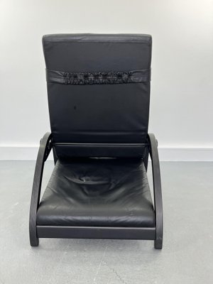 Sinus Lying Leather Black Chair from Westnofa, 1970s-JWH-1705852