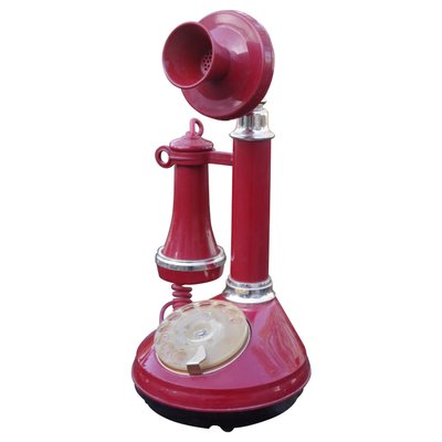 Sip Candle Phone in Red Plastic-KNM-847381