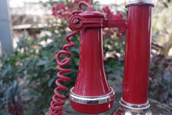 Sip Candle Phone in Red Plastic-KNM-847381