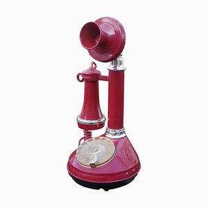 Sip Candle Phone in Red Plastic-KNM-847381