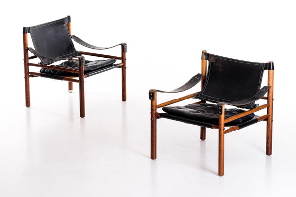 Sirocco Easy Chairs by Arne Norell, 1970s, Set of 2-QU-1706892