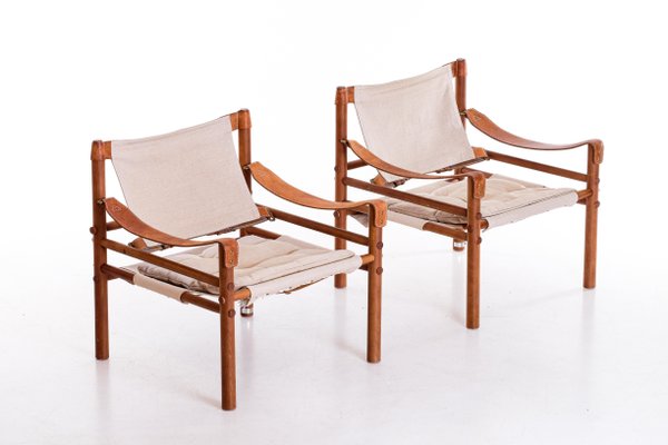 Sirocco Easy Chairs by Arne Norell, 1970s, Set of 2-QU-1706883