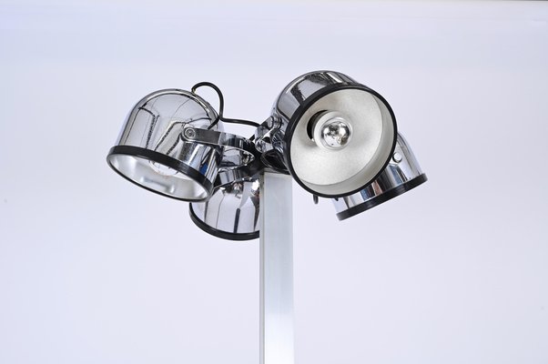 Sistema Trepiù Floor Lamp by Gae Aulenti & Livio Castiglioni for Stilnovo, Italy, 1970s-JDR-1744888