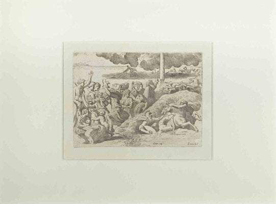 Sisto Badalocchio, Exodus 14, Old Testament Story, Etching, 1607-ZCI-2029144