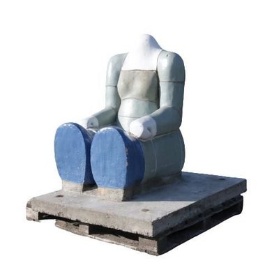 Sitting Figure Sculpture by Jan Snoeck, 1980s-GG-884023