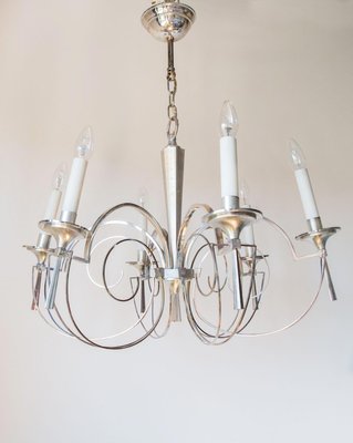 Six-Arm Chandelier by Gaetano Sciolari-JWI-944876