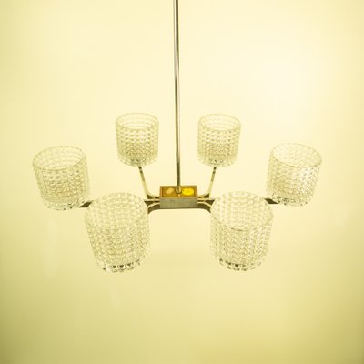 Six-Light Chandelier from Kaiser Leuchten, 1960s-PRK-2034460