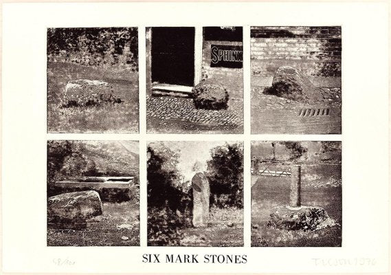 Six Mark Stones - Original Erching by Joe Tilson - 1976 1976-ZCI-761739