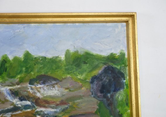 Sixten Wiklund, Painting, 1950s, Oil on Canvas-UY-1241183