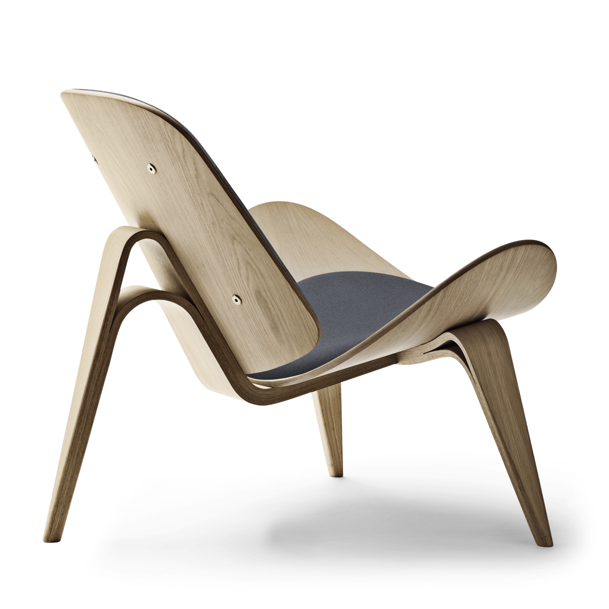 CH07 | Shell Chair by Carl Hansen & Søn #Oak / White Oiled / Fiord 171