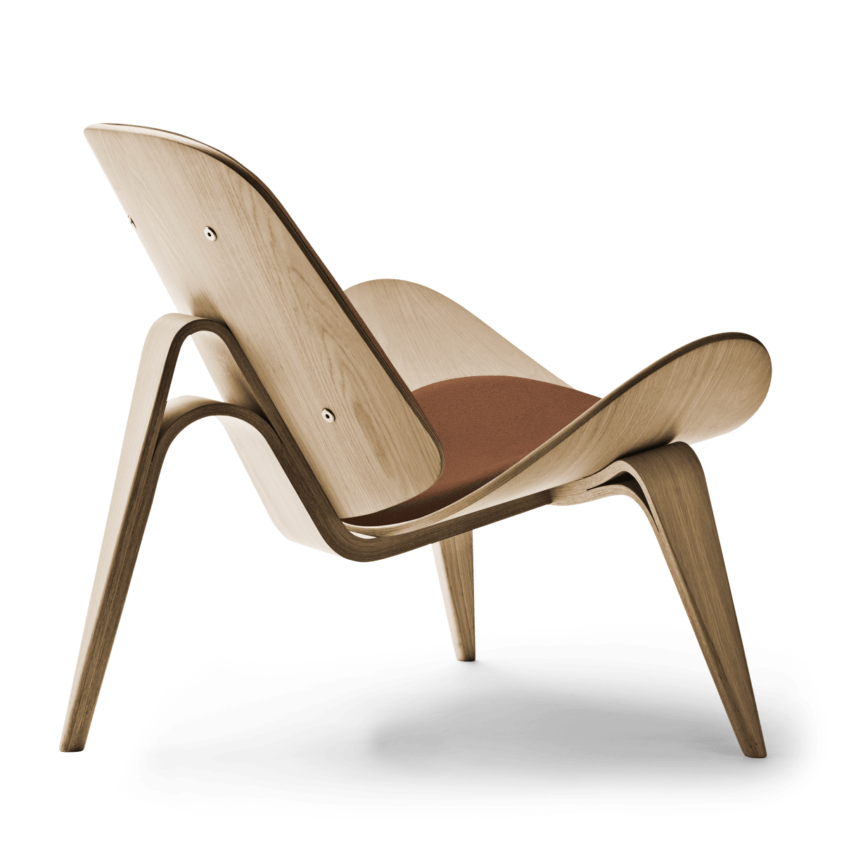 CH07 | Shell Chair by Carl Hansen & Søn #Oak / Oiled / Leather Thor 307