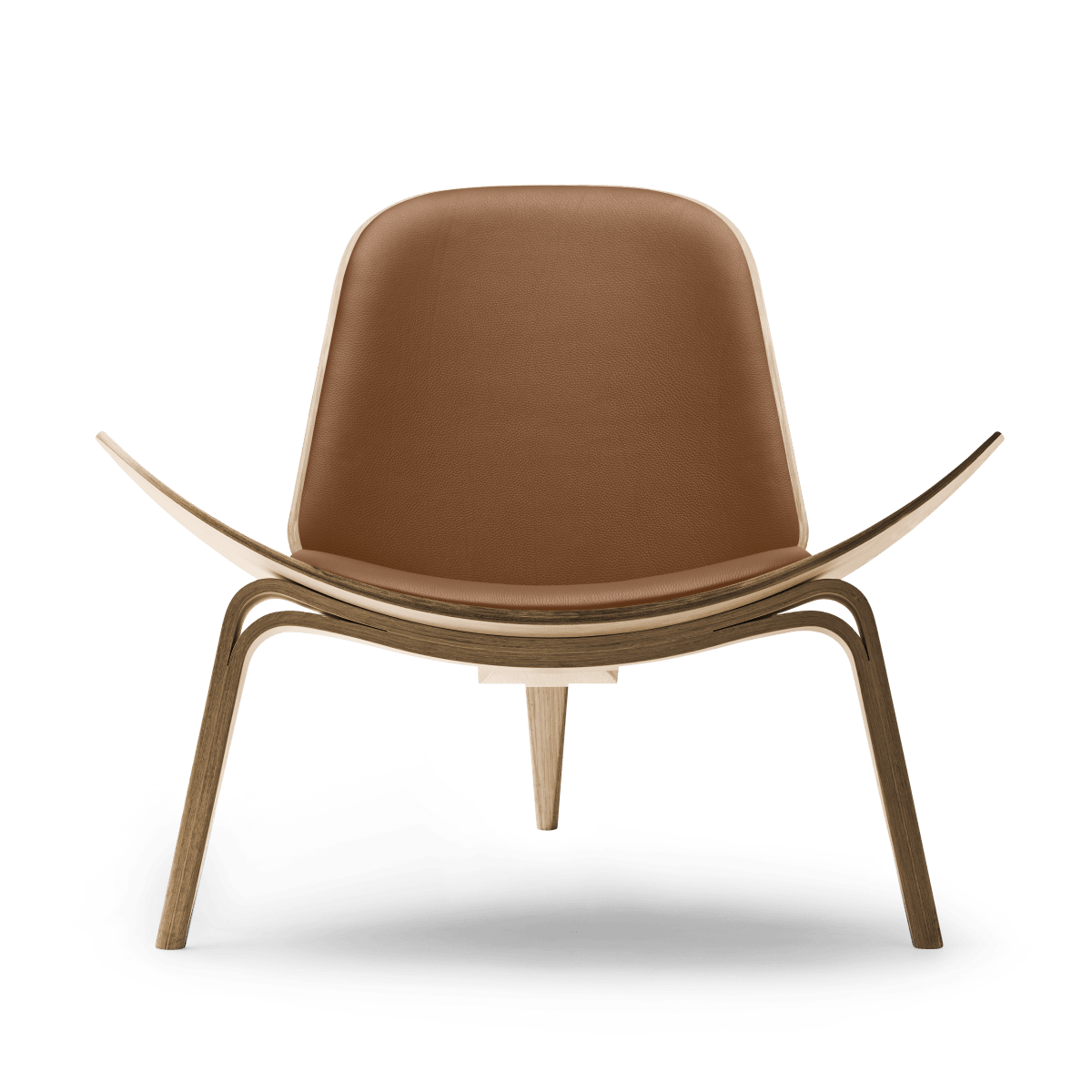 CH07 | Shell Chair by Carl Hansen & Søn #Oak / Oiled / Leather Thor 307