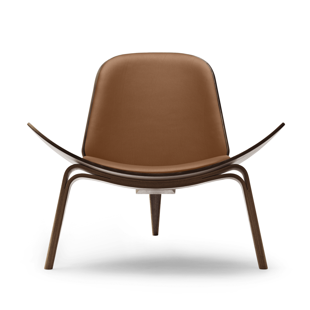 CH07 | Shell Chair by Carl Hansen & Søn #Walnut / Oiled / Leather Thor 307