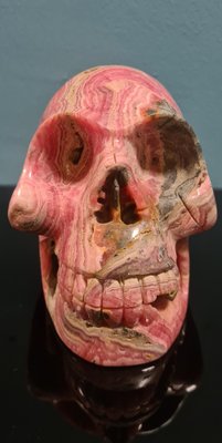 Skull in Rhodochrosite Mineral-RPW-1820245