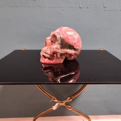 Skull in Rhodochrosite Mineral-RPW-1820245