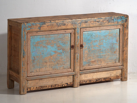 Sky Blue Dining Room Sideboard, 1920s