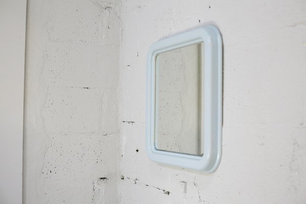 Sky Blue Resin Cattaneo Mirror, Italy, 1970s-MAO-1396792