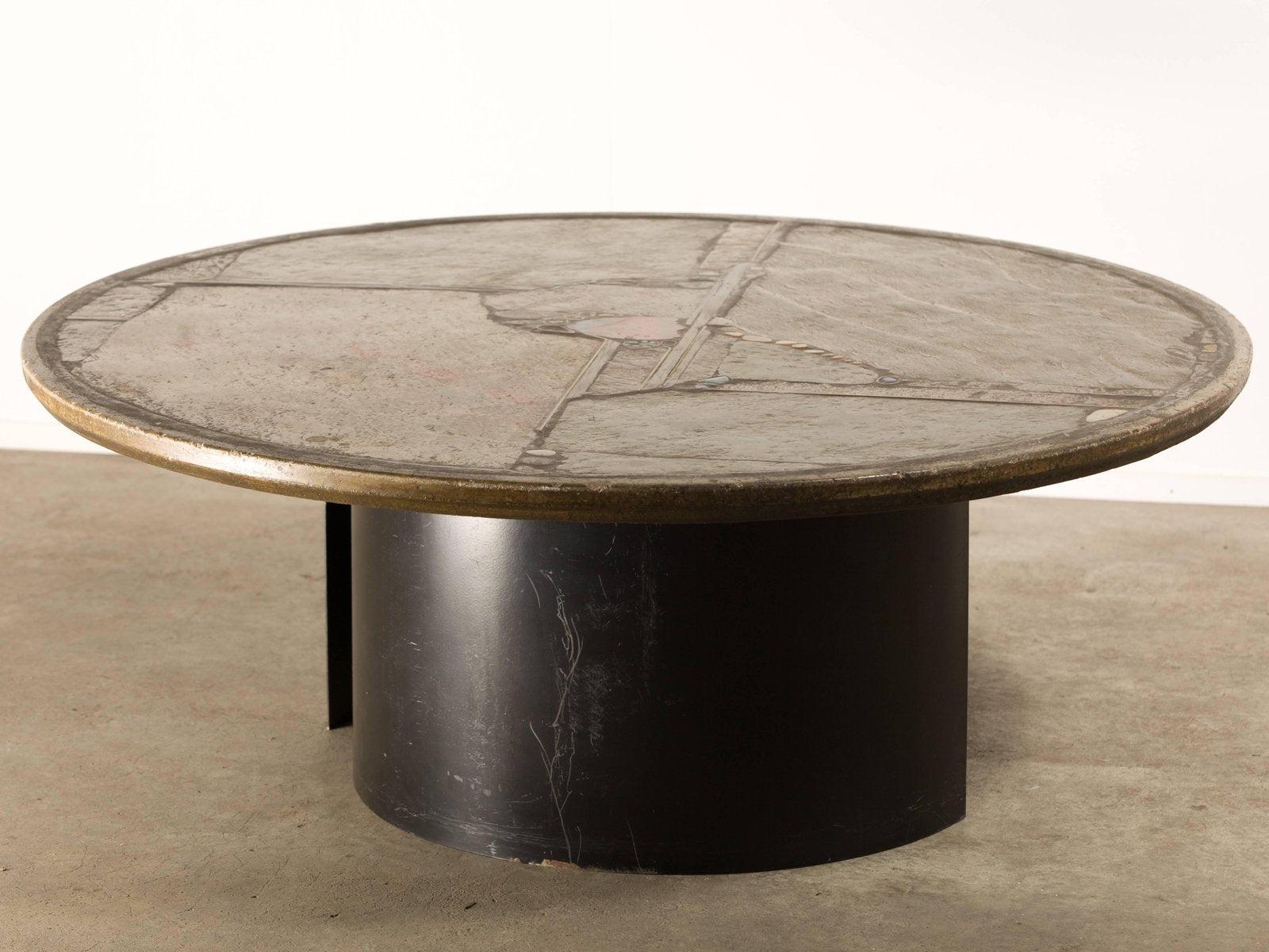 Slate Stone Coffee Table by Paul Kingma, 1992