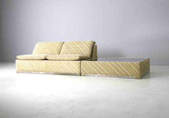 Sleeper Sofa with Coffee Table by Giovanni Offredi, 1970, Set of 2-DXL-1731278