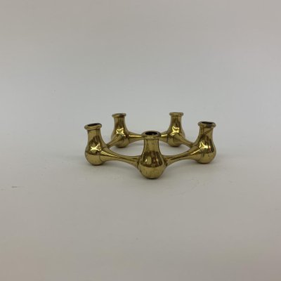 Slim Tapered Brass Candlesticks by Jens Quistgaard, Denmark, 1950s-BGP-1189936