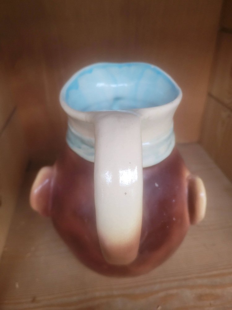 Slip Pitcher from Sarreguemines, 1970s