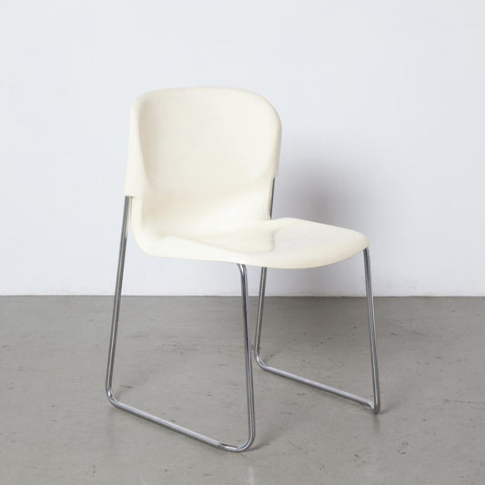 SM400K White Swing Chair by Gerd Lange for Drabert