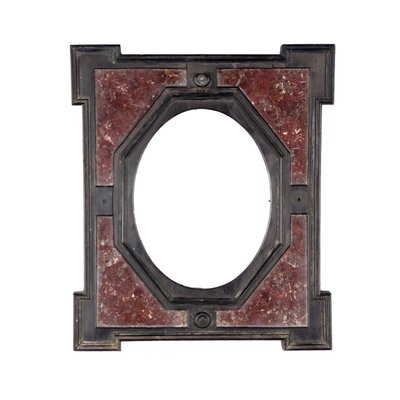 Small 17th Century Mannerist Frame Oak Wood Marble, Italy-VMM-2033276