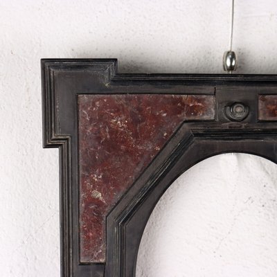 Small 17th Century Mannerist Frame Oak Wood Marble, Italy-VMM-2033276