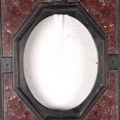 Small 17th Century Mannerist Frame Oak Wood Marble, Italy-VMM-2033276