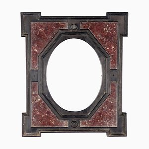 Small 17th Century Mannerist Frame Oak Wood Marble, Italy-VMM-2033276