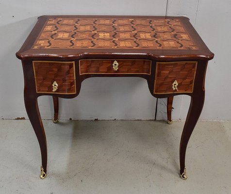 Small 18th Century Louis XV Lady's Desk in Amaranth and Violet Wood-RVK-701788