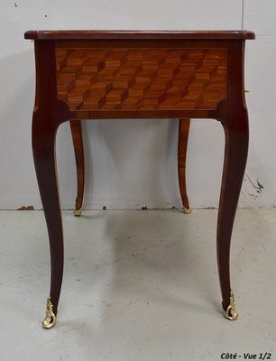 Small 18th Century Louis XV Lady's Desk in Amaranth and Violet Wood-RVK-701788