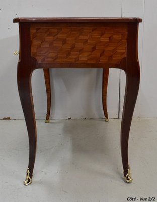 Small 18th Century Louis XV Lady's Desk in Amaranth and Violet Wood-RVK-701788