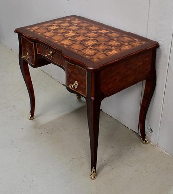 Small 18th Century Louis XV Lady's Desk in Amaranth and Violet Wood-RVK-701788